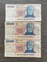 Argentinien 1'000'000 Pesos / 3 Stück !!!!!!!!
