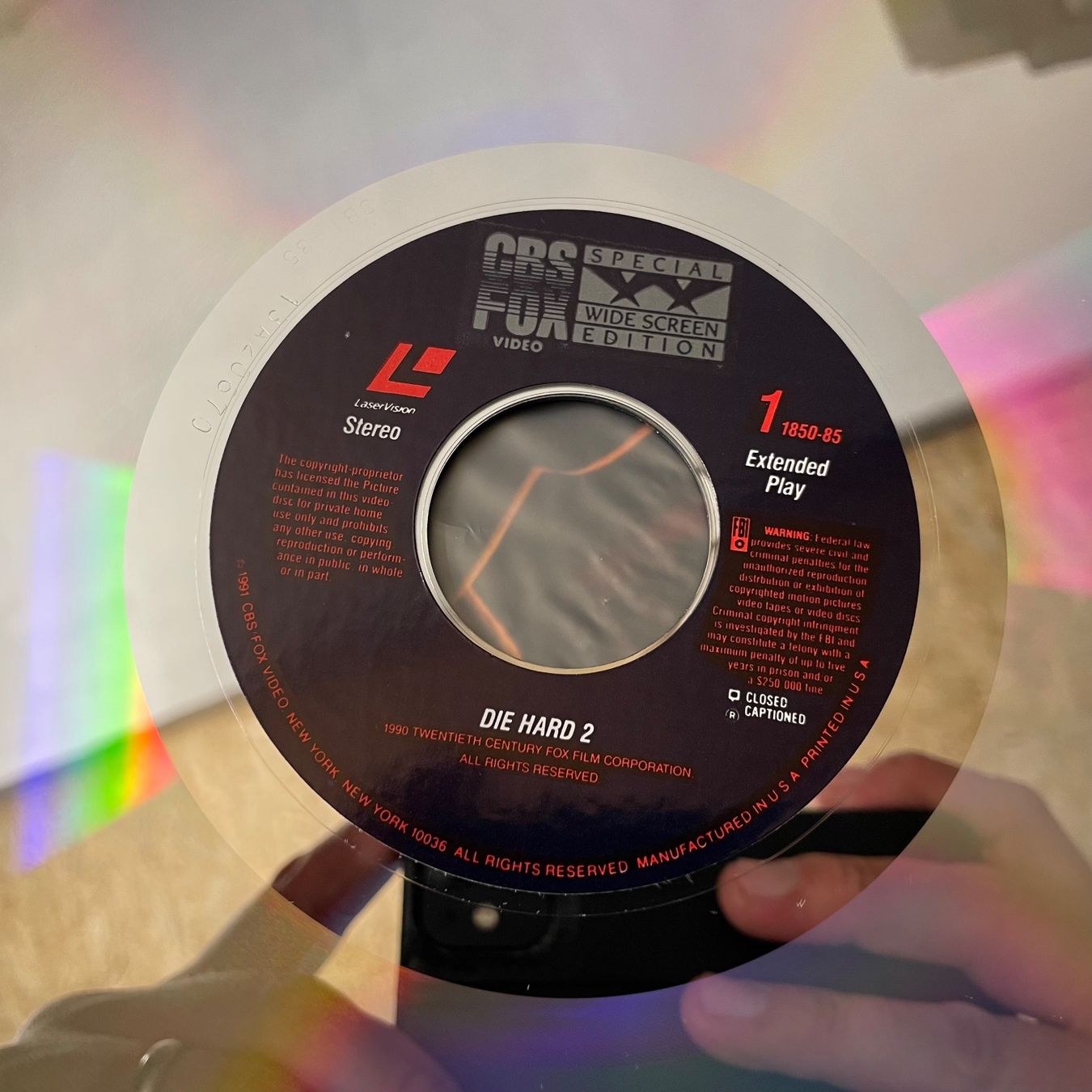 Tutti i DVDs: Bruce Willis: DIE HARD 2 - LASER DISC - Engl. – Usato da Stans venduto da Brode 3