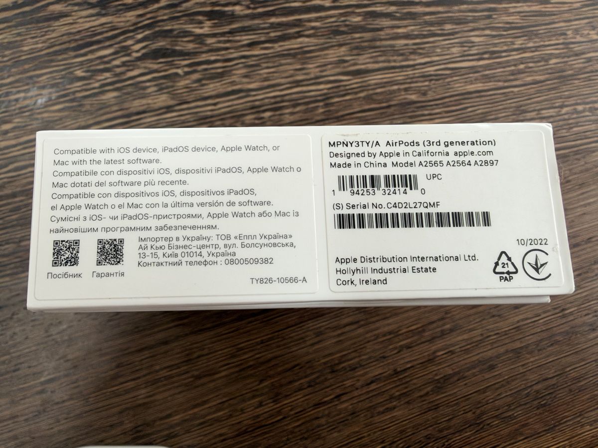 Apple Cuffie: Apple AirPods 3. Generation mit Lightning Ladecase weiss – Usato da Seuzach venduto da jul_xpc8 4