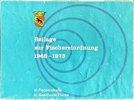 Annexe du Règlement sur la pêche 1968-1973 cartes poisson...