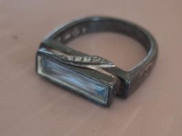 Atelier Silberring Einzelstück.mit.Aquamarin 925