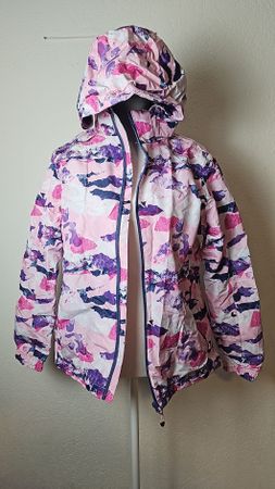 Veste de ski enfant motif multicolore taille 158/164