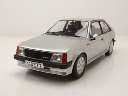 Opel Kadett D GT/E 1983-1984 silber met. / schwarz      1:18