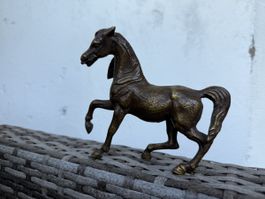 Vintage Bronze Pferde Statue - Equestrian Home Decor 🐴
