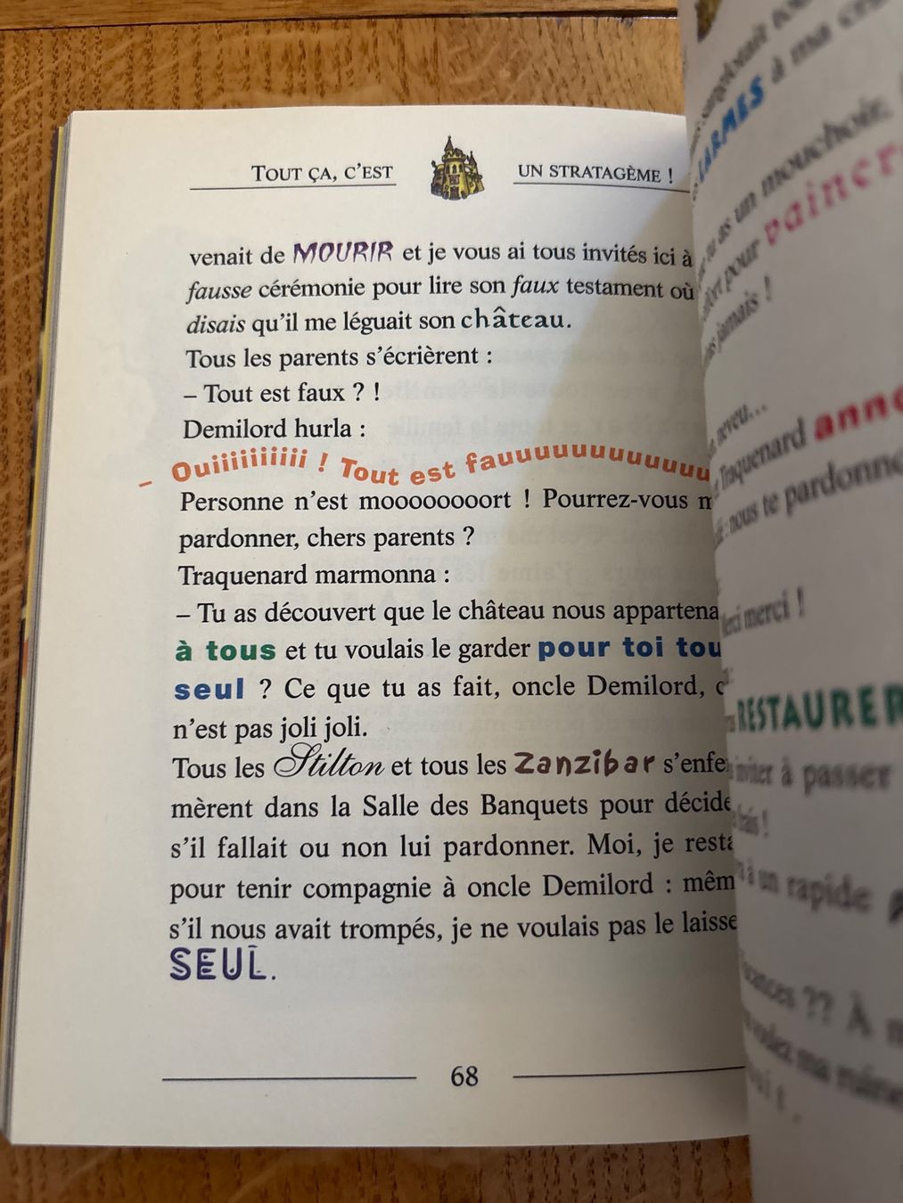 Libri: Geronimo Stilton: Retour à Castel Radin – Usato da Genève venduto da Livsonman 2