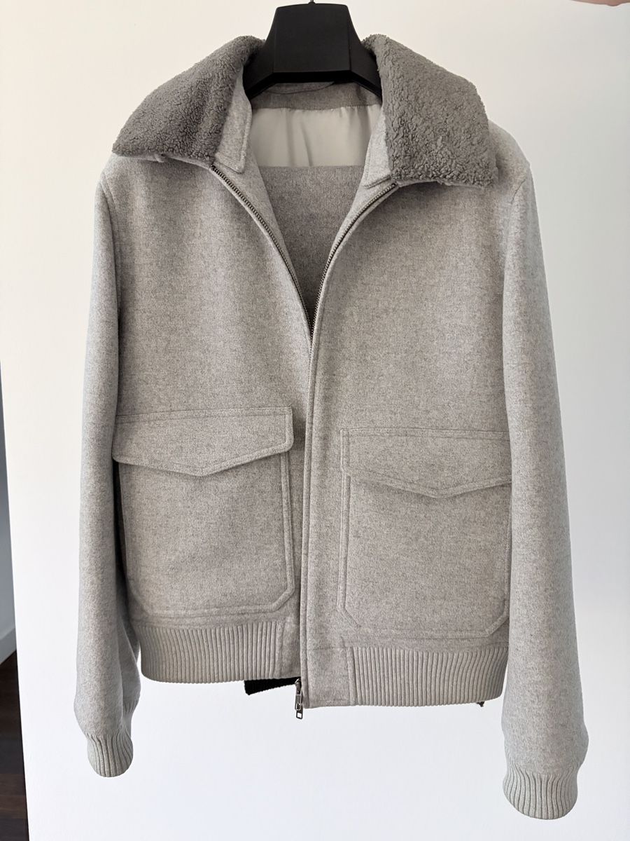 Suitsupply Vestes: Suit Supply - Light grey bomber jacket - Size 50 – D'occasion à Basel par Ckymky5678_