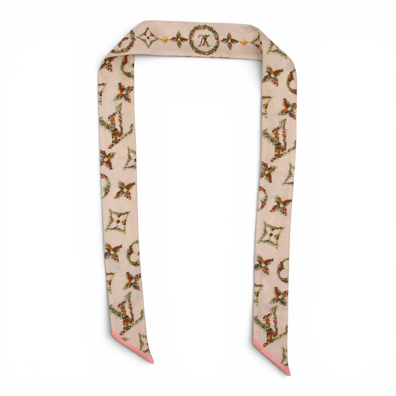 Louis Vuitton Foulard & Sciarpe: Louis Vuitton Monogram Flowers BB Bandeau – Usato da Binningen venduto da Designerlabels 5