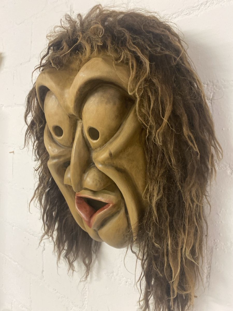 Maschere: Wunderschöne Holzmaske von Rudolf Bodmer – Usato da sursee venduto da trilli-tralli 5