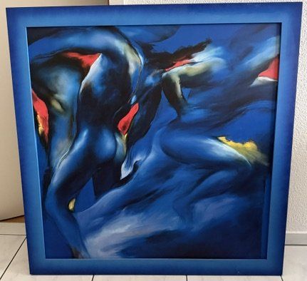 Tableaux: Bild gemalt mit Rahmen – D'occasion à Rotkreuz par Hais 1