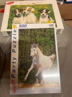 2 neue Tier Puzzle 1000/500 Teile (m)