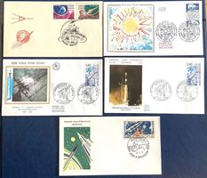 1961-83 FDC / Kosmos  Satellit Weltraum Sowjetunion Mónaco