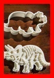 Backformen: Ausstechform Dinosaurier Triceratops Jurassic Park Cookie – Neu und originalverpackt aus Dättlikon von easythings
