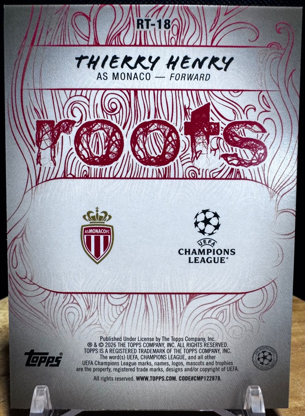 Topps Sammelbilder & Trading cards: Topps Flagship UCC 25/26 Thierry Henry Roots Insert Monaco – Gebraucht aus Reconvilier von Cardito 1