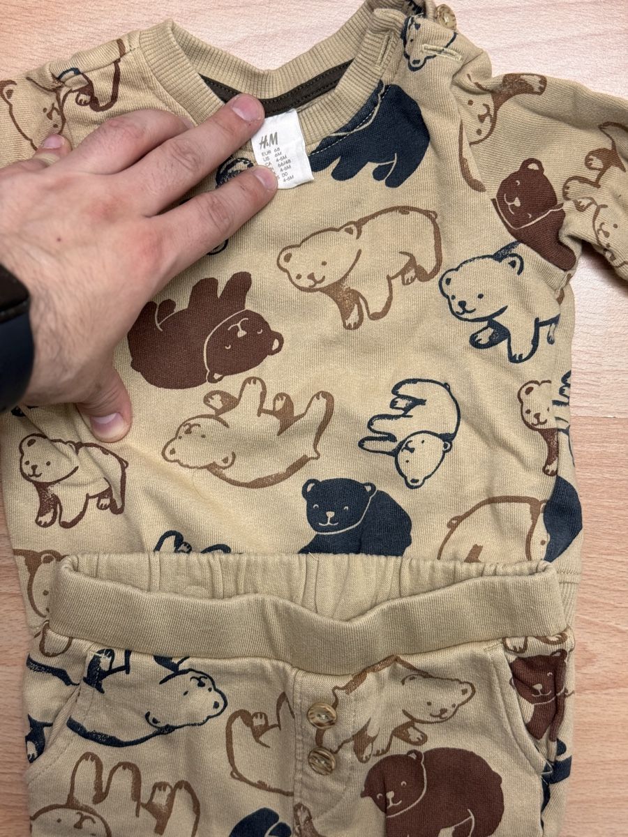 H&M Completi: Süsser H&M Bärchen Jogginganzug Gr. 68 – Usato da Ostermundigen venduto da Vangiolillo 1
