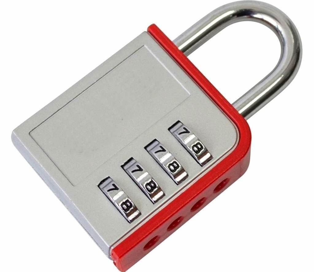Cadenas: Zahlen-Vorhängeschloss / Code wählbar rot – Neuf avec emballage d'origine à St. Gallen par schnaeppchen-preise 4