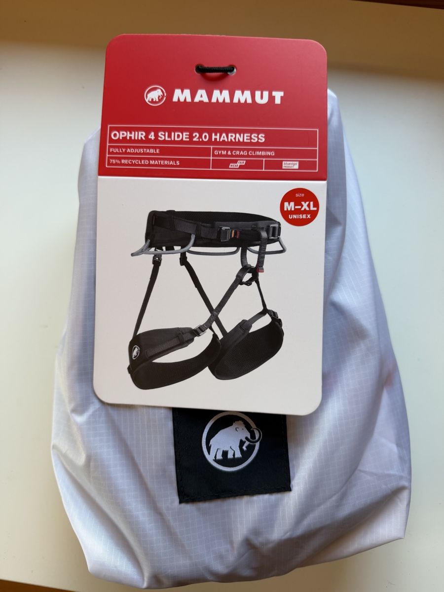 Mammut Attrezzatura da arrampicata: Mammut, Ophir 4 Slide 2.0 Harness - Klettergurt – Nuovo e nell'imballaggio originale da Niederstocken venduto da Schnider87 2