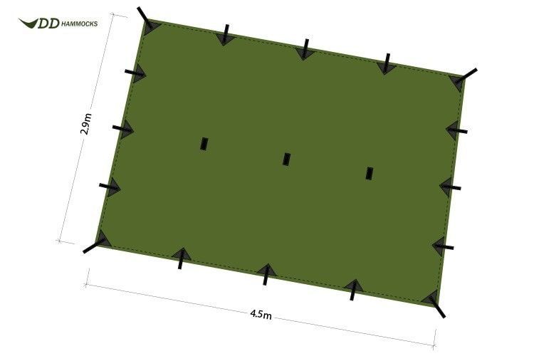 DD Hammocks Altro: DD Superlight Tarp XL – Nuovo e nell'imballaggio originale da Tulln venduto da HaengemattenShop 1