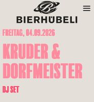 Kruder & Dorfmeister Bierhübeli, 4.9.26