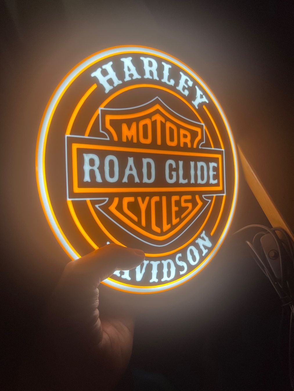 Lampes: Lampe décoration LightBox Harley Davidson – Neuf (Voir description) à Noville par Berlusconi55 1