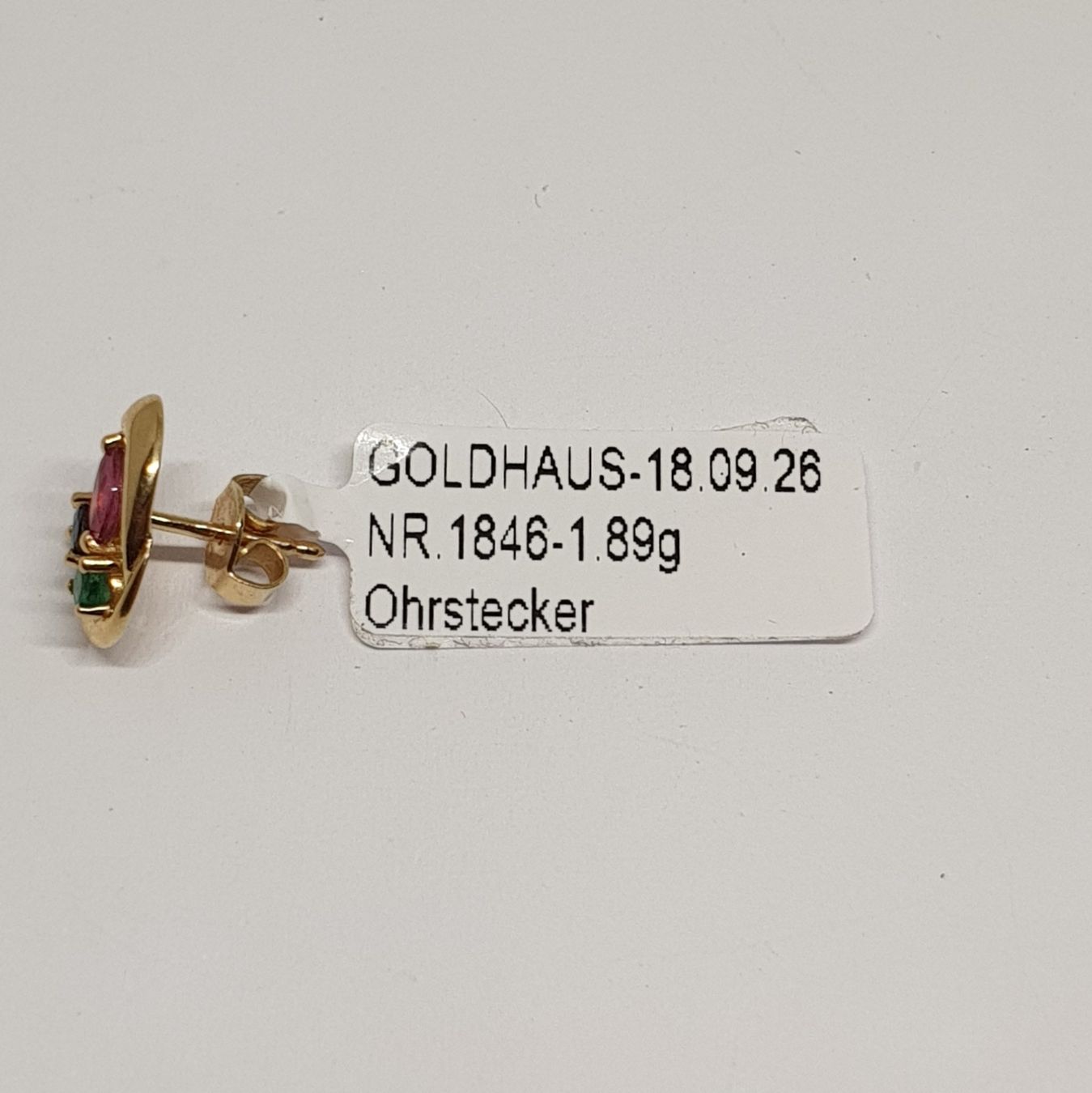 Orecchini pendenti & Orecchini a lobo: Echt 18K Gold Ohrstecker – Usato da Luzern venduto da luzerngoldhaus 2