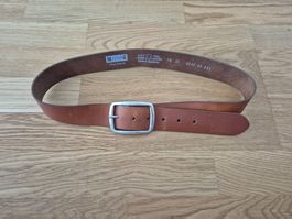MUSTANG Gürtel, Leder, braun, Grösse 85