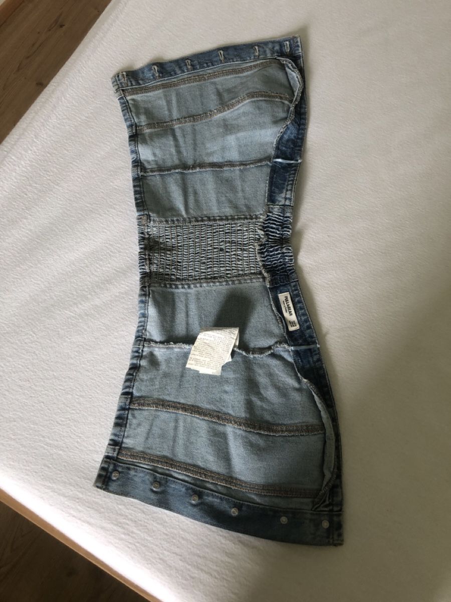 Pull&Bear Top: Damen Jeans Top Gr. 34 – Usato da Schaffhausen venduto da Fixier 7