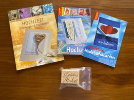 Bastelbücher für Karten/Hochzeit & Embossing Stempel