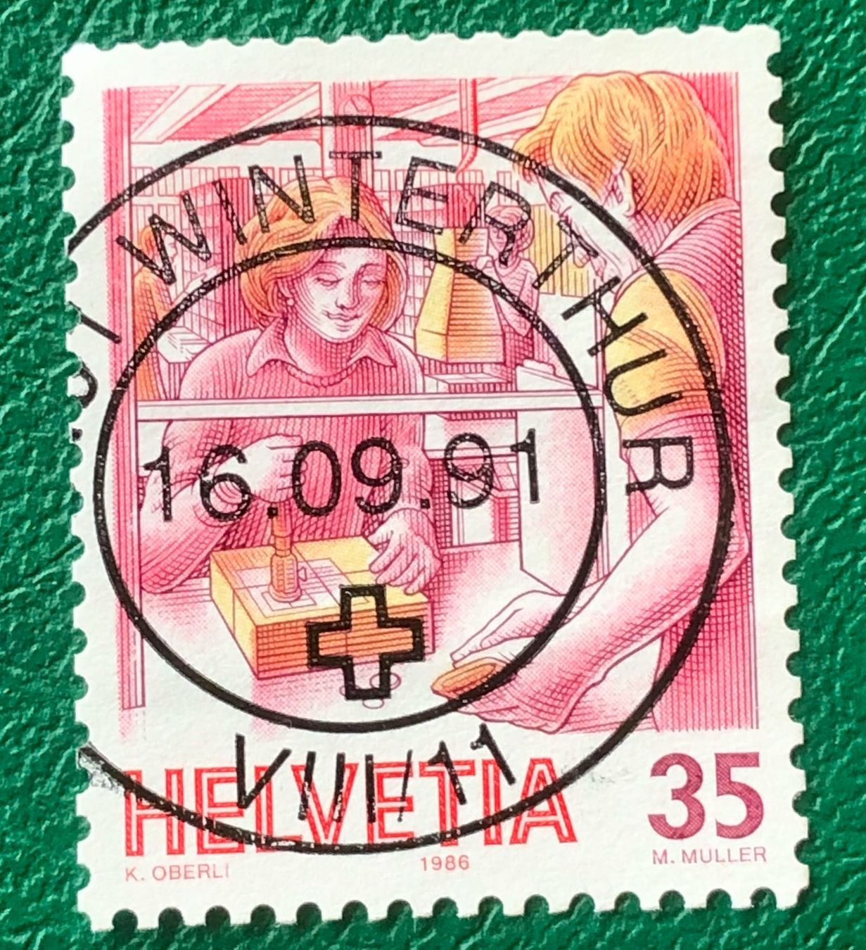 Tutti i francobolli: Nr.736 mit VollStempel  Winterthur – Usato da Aarau venduto da Billa007