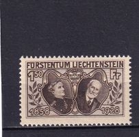 Liechtenstein 1928 (12.XI.) G.-A. 70. Regierungsjubiläum des