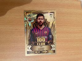 Sammelkarte Lionel Messi Topps all time 100 Club