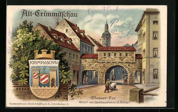 Cancelleria postale: Litho Ganzsache PP27 C258 /03: Crimmitsc – Usato da Berlin venduto da bartko-reher