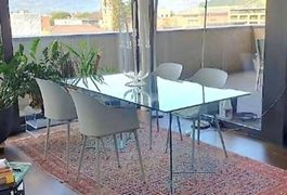 Neuwertiger Glastisch (Tonelli Design,180x90)