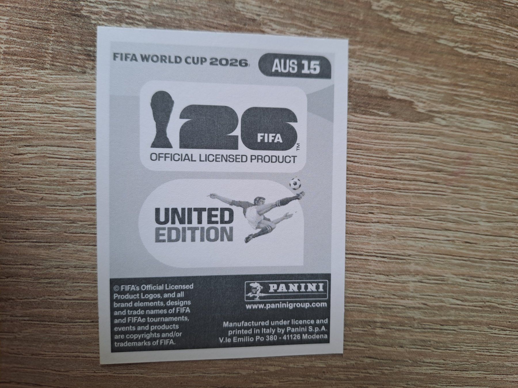 Fifa Sammelbilder & Trading cards: AUS 15 – Neu (gemäss Beschreibung) aus Pratteln von olliw 1