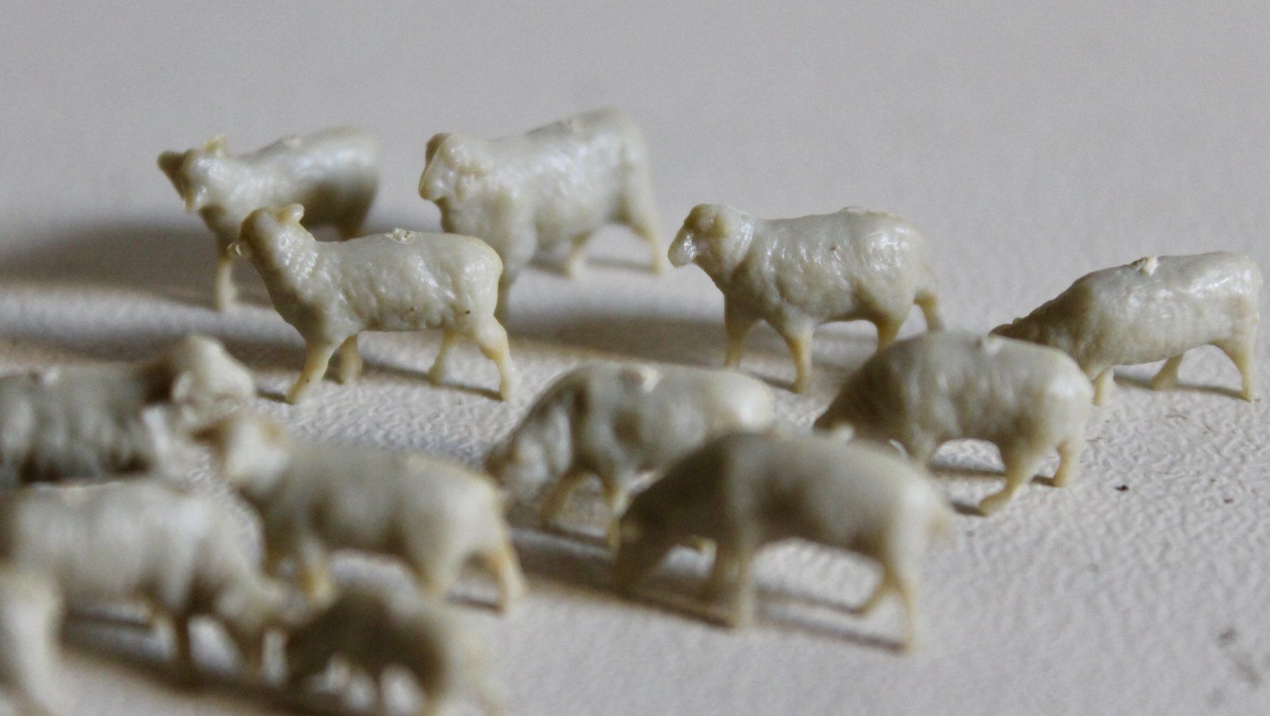Cartoline postali: Miniatur Schafherde mit Hirt – Usato da Kirchlindach venduto da hekilida 2