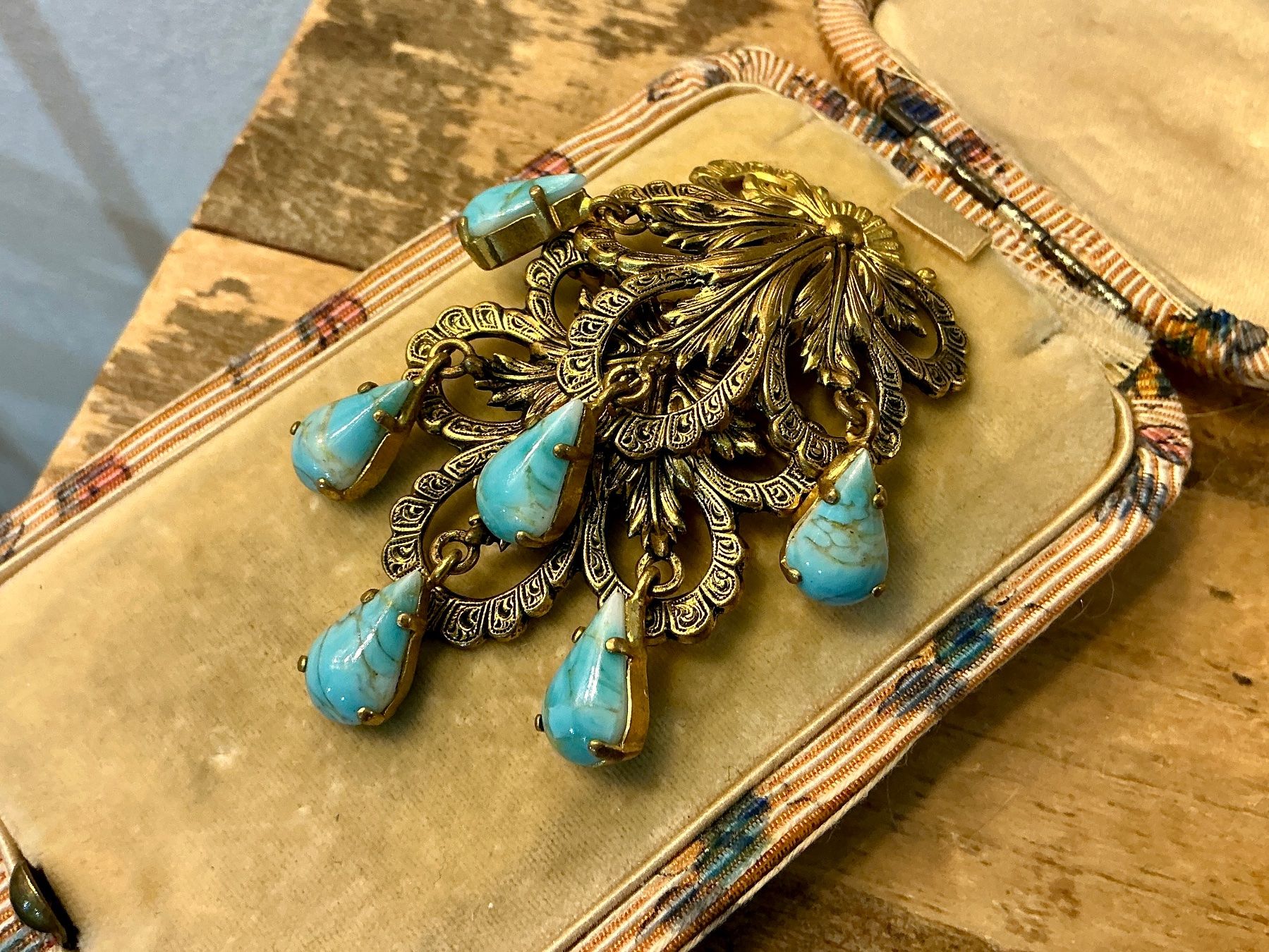 Spille & Fermagli: JUGENDSTIL XL BROSCHE MODESCHMUCK FRANKREICH UM 1900 – Usato da Biglen venduto da Limarkt 1