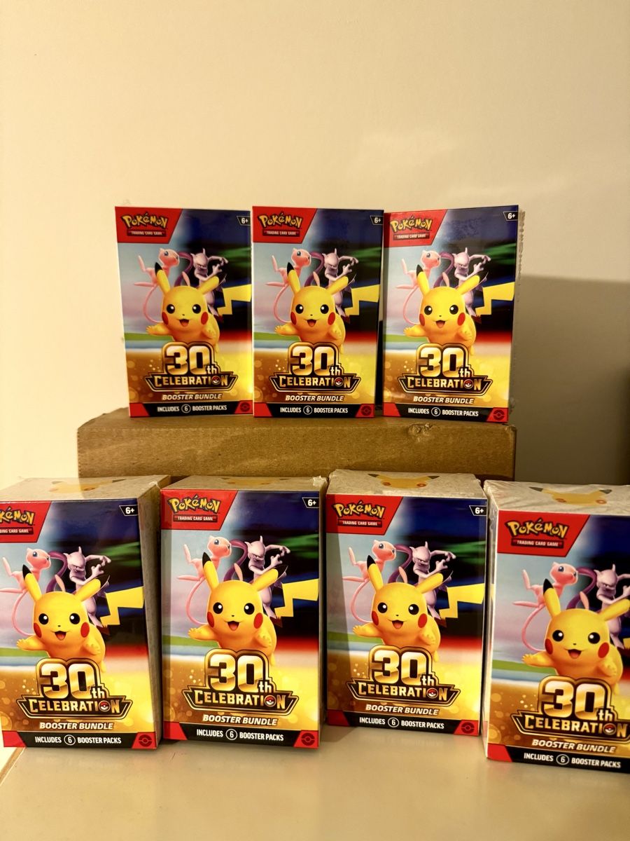 Pokémon Carte collezionabili: Pokémon 30th Celebration Booster Bundle EN x7 – Nuovo e nell'imballaggio originale da Zürich venduto da hof_8dsz