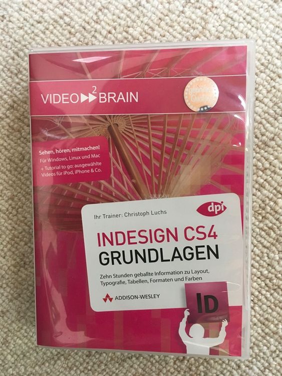 Lern-DVD InDesign CS4 (Gebraucht) in Steinmaur für CHF 1 – mit ...