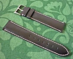 MONTBLANC Armband Leder 20mm schwarz