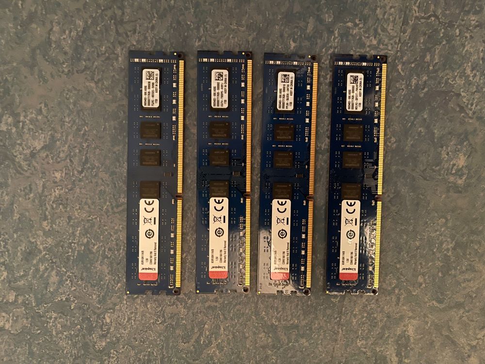 Barrette Mémoire RAM Kingston 8GB DDR3-1600MHz PC3-12800U - Occasion Testée Et Garantie
