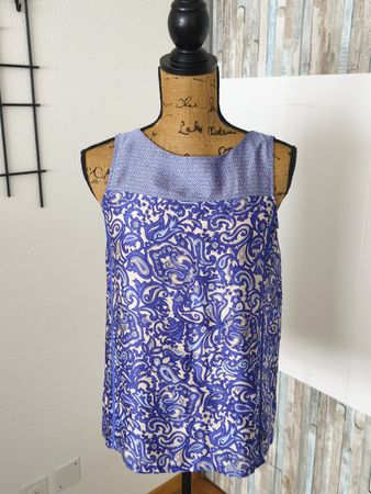 Loft Top, Grösse XS, blaues Muster - ideal für den Sommer!