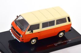 VW T3a Caravelle Phase I 1981-1985 orange/beige 1:43 von IXO