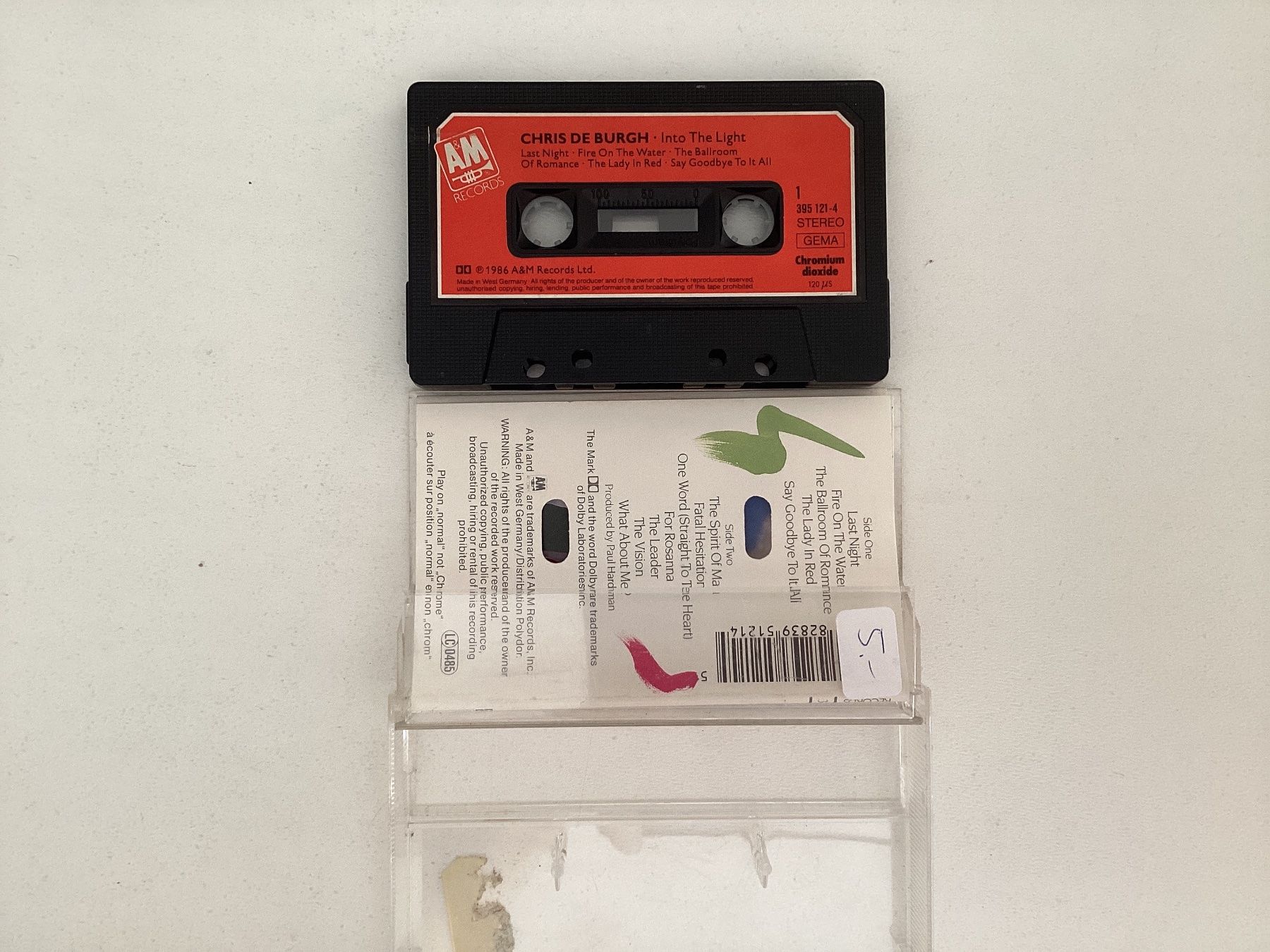 Musicassette: Chris De Burgh MC - Into The Light – Usato da Gutenswil venduto da Hamzian 1