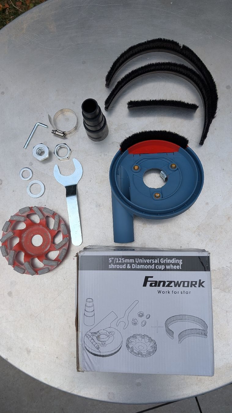 Alle Werkzeuge: Franztool Absaughaube mit Diamantschleiftopf – Gebraucht aus Hinterkappelen von ricandou