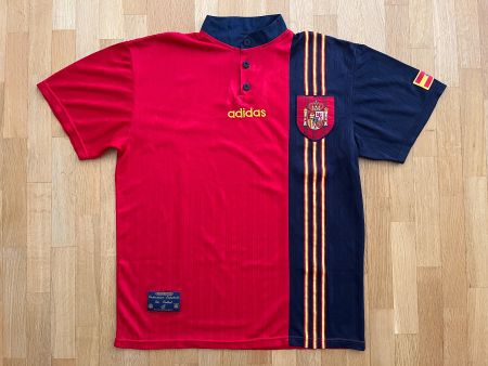 1996 Spanien Espana Spain Fussball Trikot Vintage Adidas L
