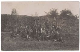 Soldaten machen Rast, datiert 1910, Bataillon 41