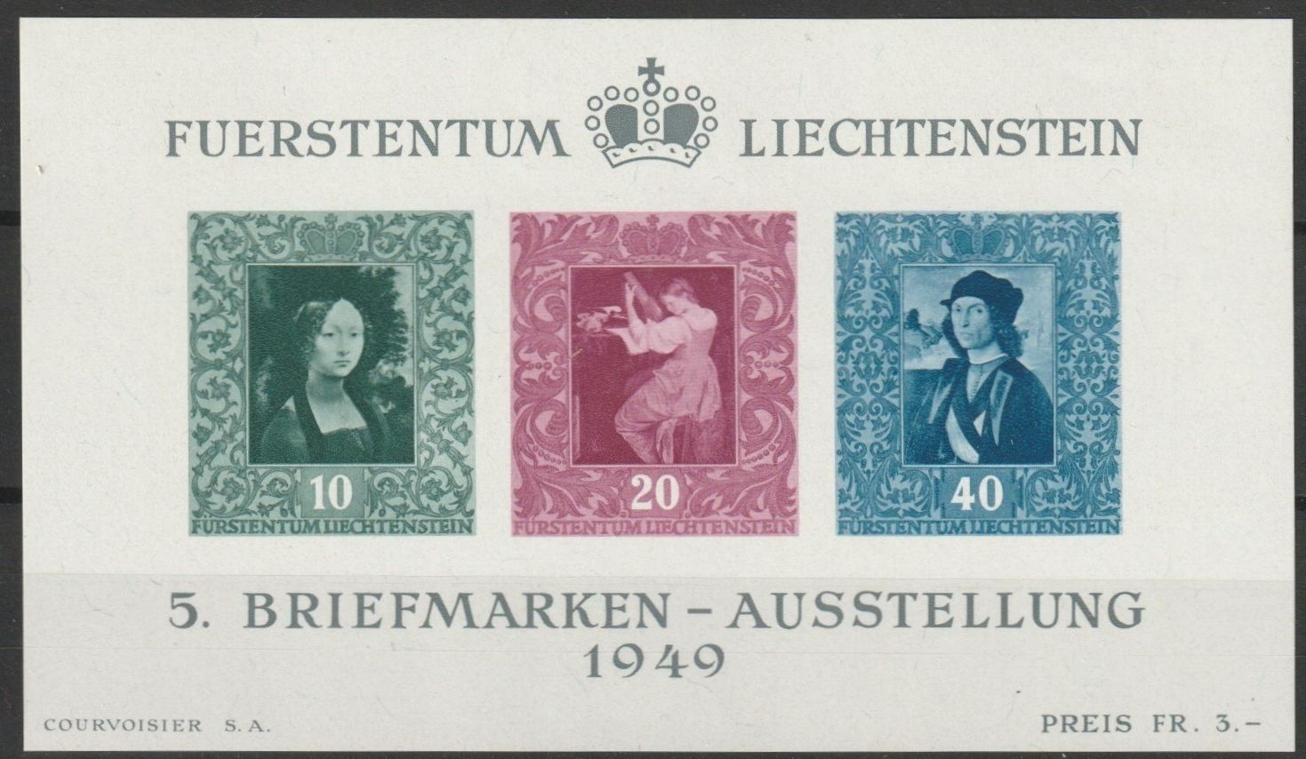 Tutti i francobolli: W23 ** Postfrischer Block 1949 Kat. 200.- – Usato da Fislisbach venduto da Zigzag12