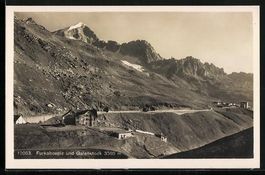 Furkahospiz, Berghütte und Galenstock