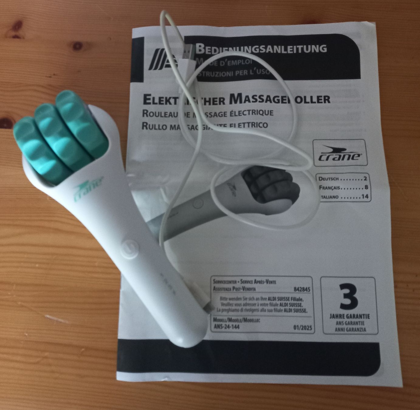 Dispositivi per massaggi: elektrische Massagerolle – Nuovo (secondo la descrizione) da Niederdorf venduto da ladyblue76