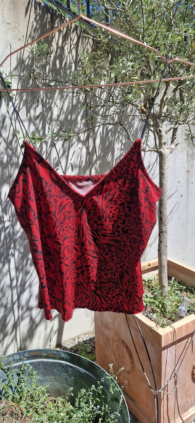 Top: Rotes Tigermuster Top – Usato da Wohlen b. Bern venduto da lau_7vcp 2