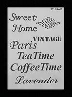 Malschablone Shabby Chic